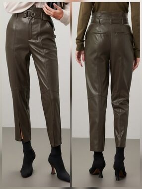 Marissa Webb  Olive Split Hem Pants Size 16